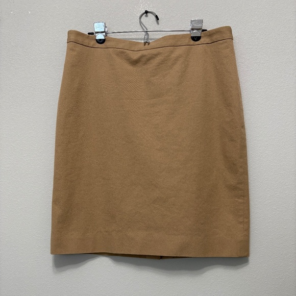 J. Crew Dresses & Skirts - J. Crew Stretch Cotton Pencil Skirt - Camel, 14